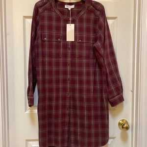Plaid Vince Camuto dress NWT